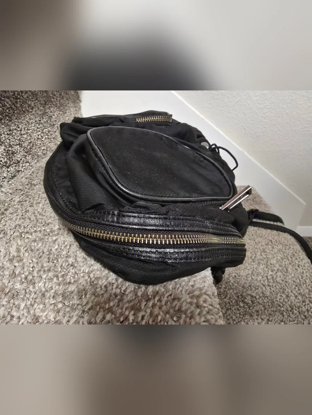 L.a.m.b. Black Nylon Tote Y2k - Picture 11 of 12